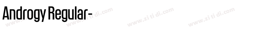 Androgy Regular字体转换 Androgy Regular字体转换